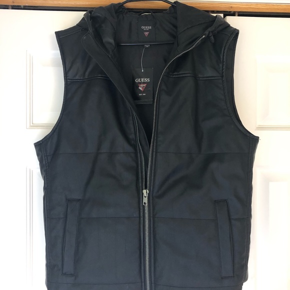 guess vest jacket
